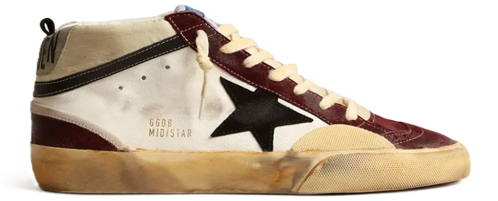 Giày Golden Goose Mid Star In Nappa 'White' GMF00460-F004009-82103
