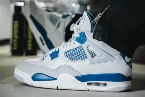 Giày Nike Air Jordan 4 Retro 2024 ‘Military Blue’ FV5029‑141 - Ảnh 3