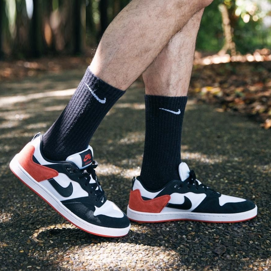 Giày Nike Alleyoop SB ‘White University Red’ CJ0882-102 - Ảnh 7