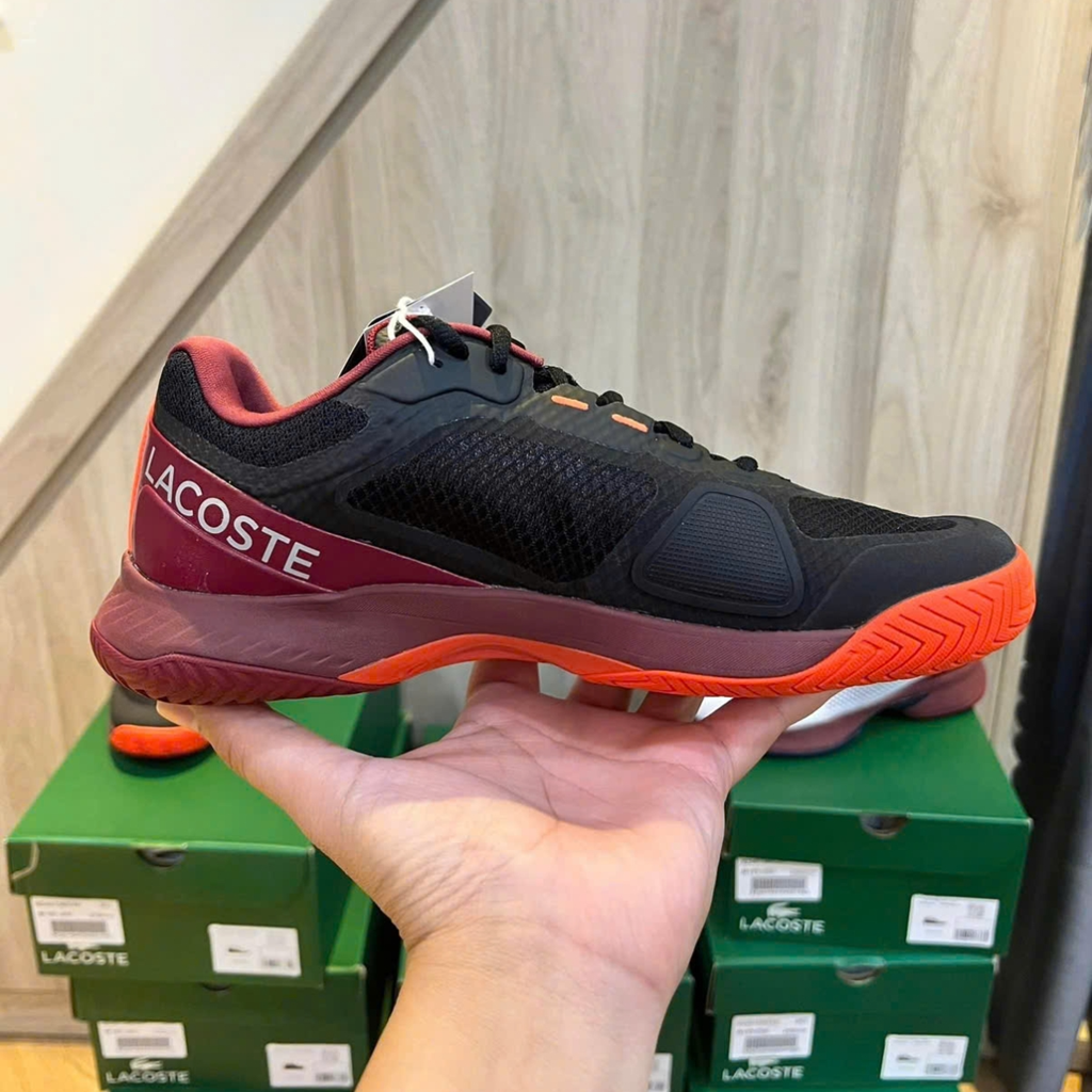 Giày Lacoste Tech Point SMA ‘Black Red’ 746SMA00153X0 - Ảnh 3