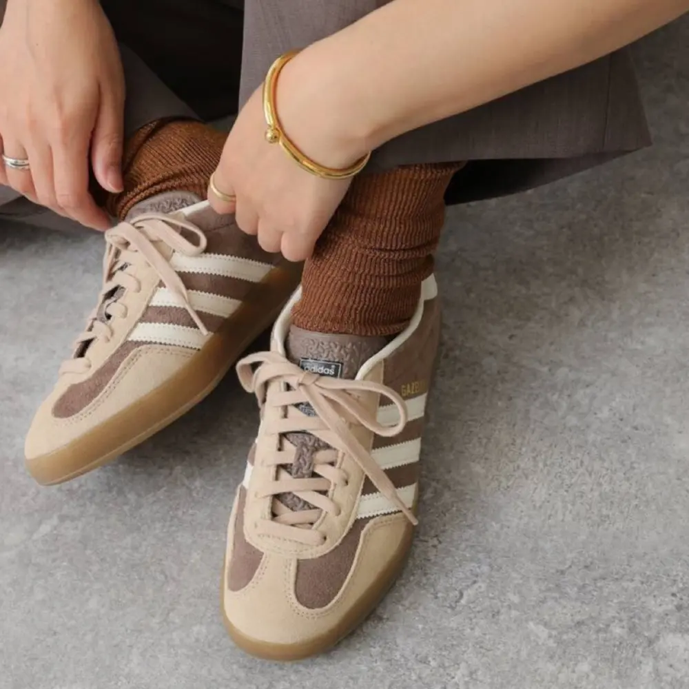Giày Adidas Gazelle Indoor ‘Earth Strata Cloud White’ IF9646 - Ảnh 3