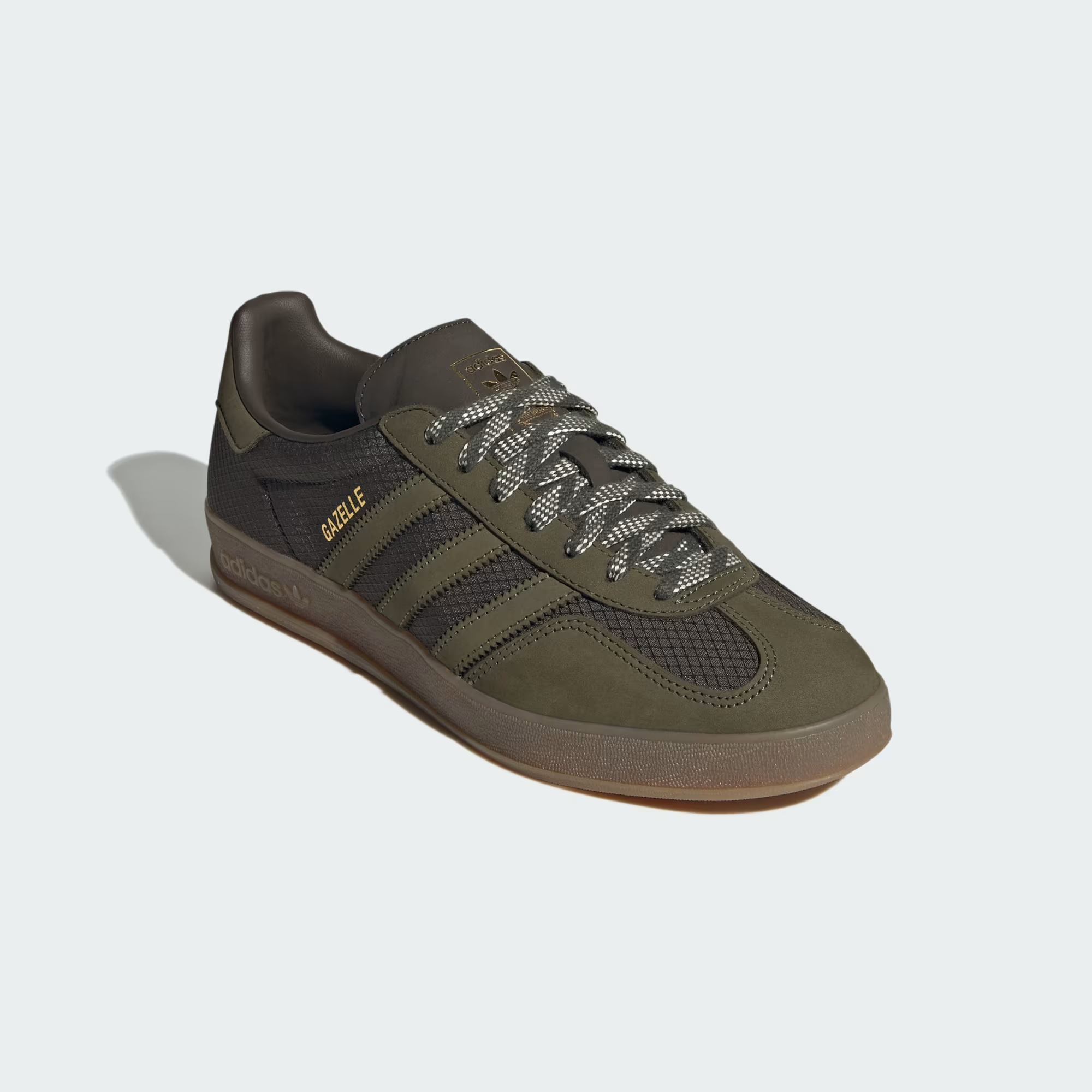 Giày Adidas Gazelle Indoor ‘Shadow Olive’ JQ8396 - Ảnh 3