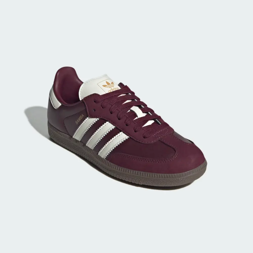 Giày Adidas Samba OG ‘Maroon Off White Gum’ JR8844 - Ảnh 3