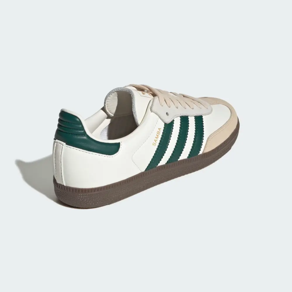 Giày Adidas Samba OG ‘Off White Green’ JR8843 - Ảnh 4