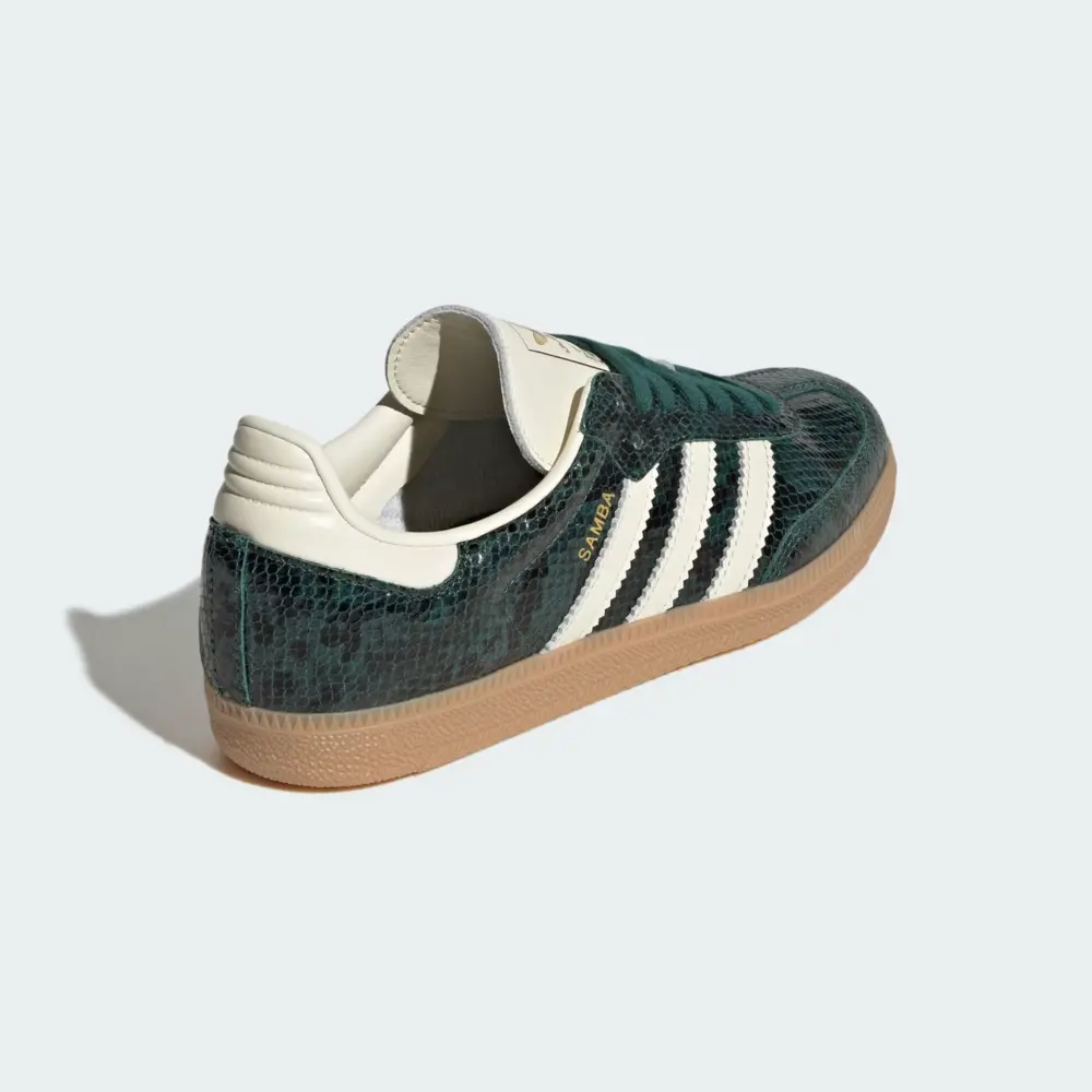 Giày Adidas Samba OG ‘Snakeskin Green’ JR8848 - Ảnh 4