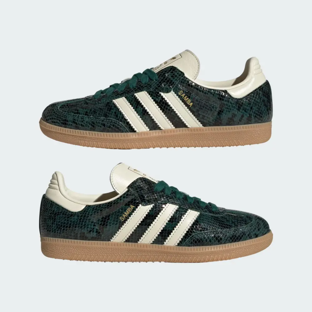 Giày Adidas Samba OG ‘Snakeskin Green’ JR8848 - Ảnh 6