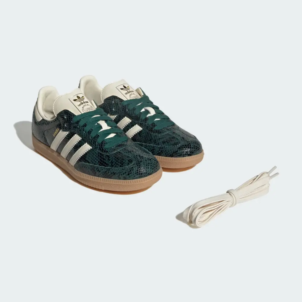 Giày Adidas Samba OG ‘Snakeskin Green’ JR8848 - Ảnh 7