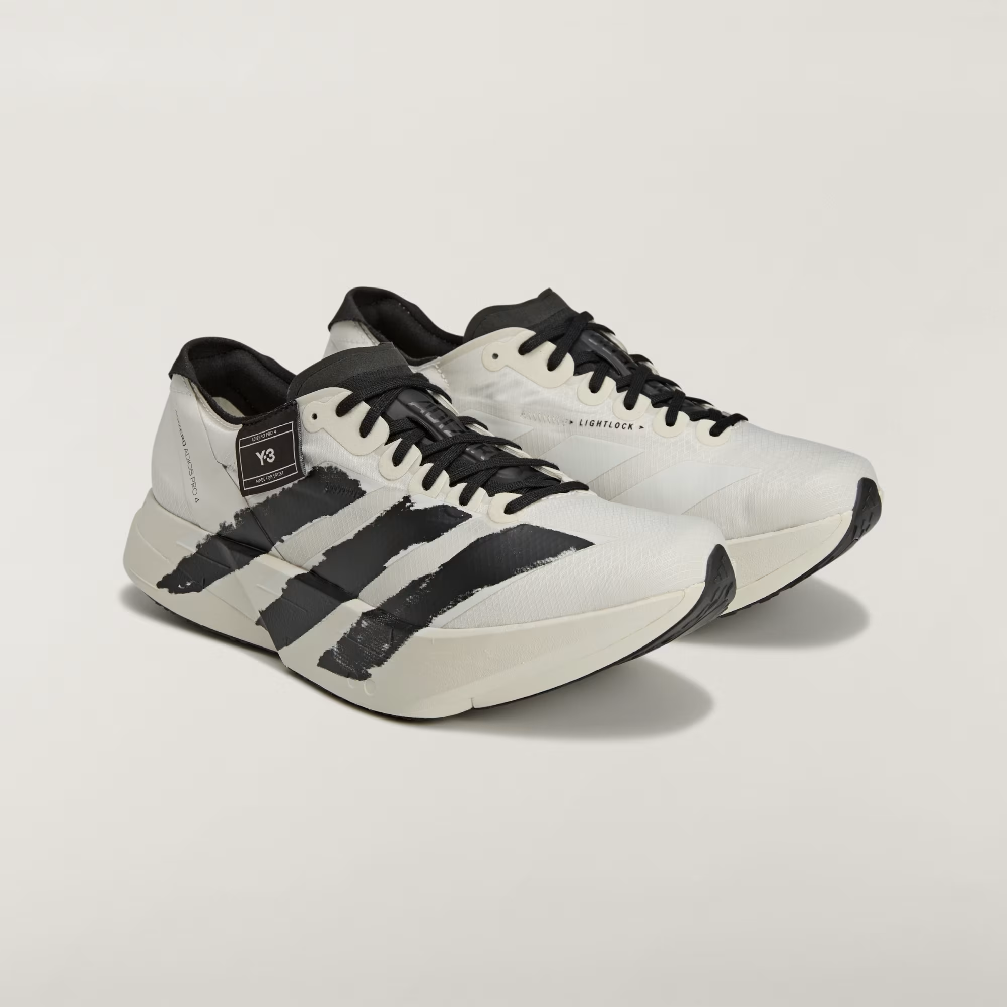 Giày Adidas Y-3 Adios Pro 4 ‘Grey Black’ JR6656 - Ảnh 4