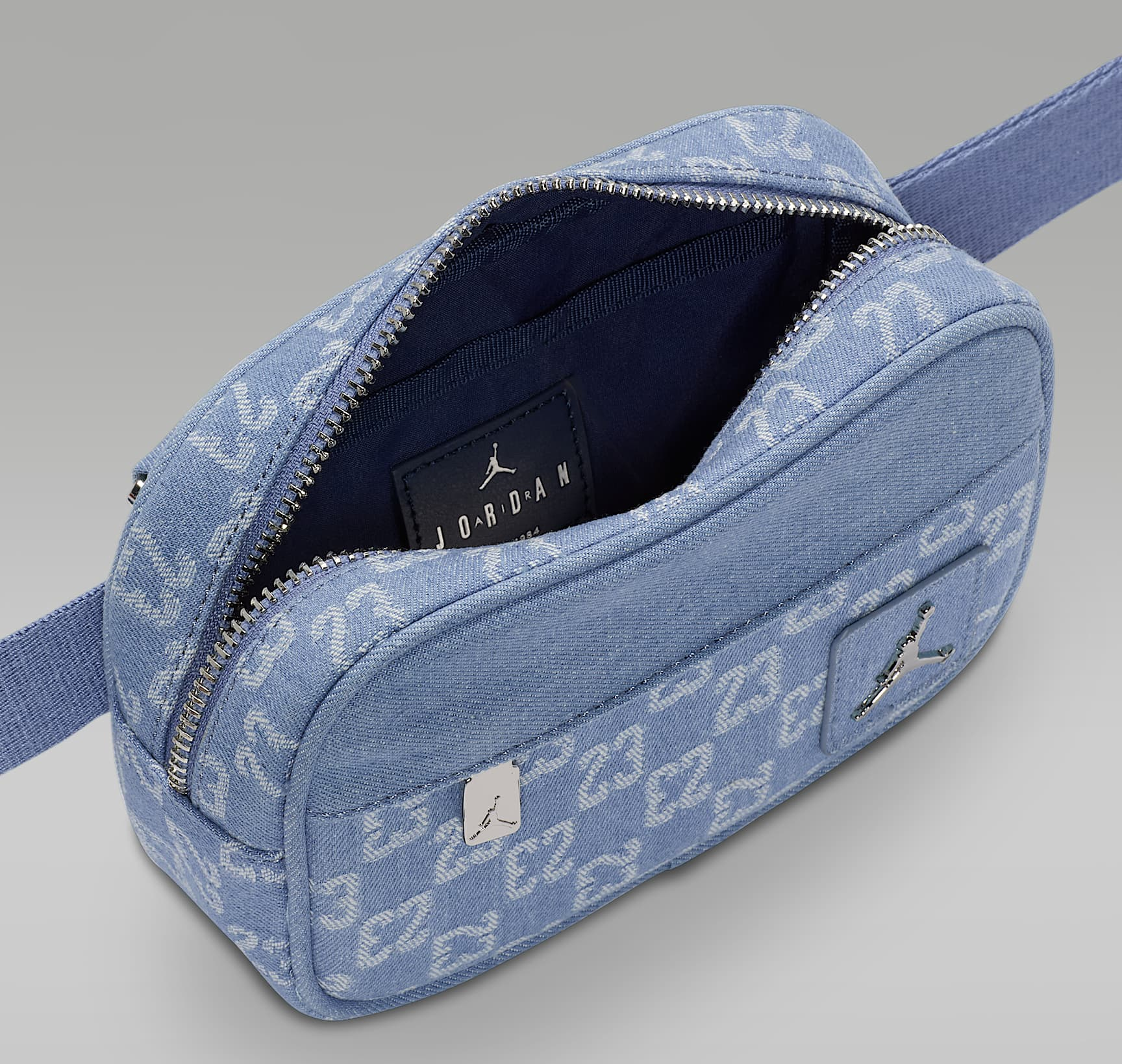 Túi Nike Jordan Monogram Crossbody ‘Denim blue’ II6453-412 - Ảnh 4