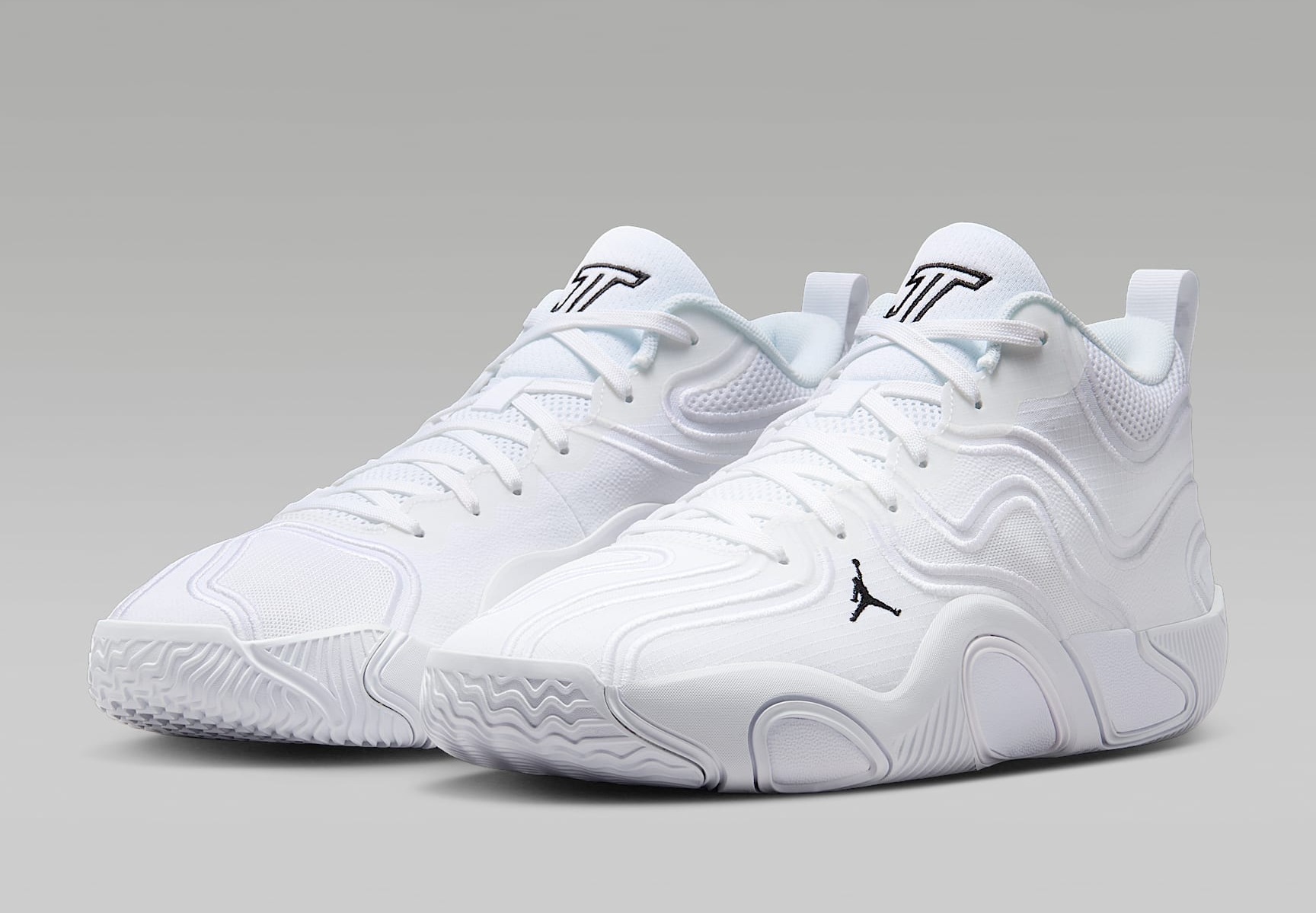 Giày Nike Jordan Tatum 3 ‘White & Black’ HQ5041-101 - Ảnh 3