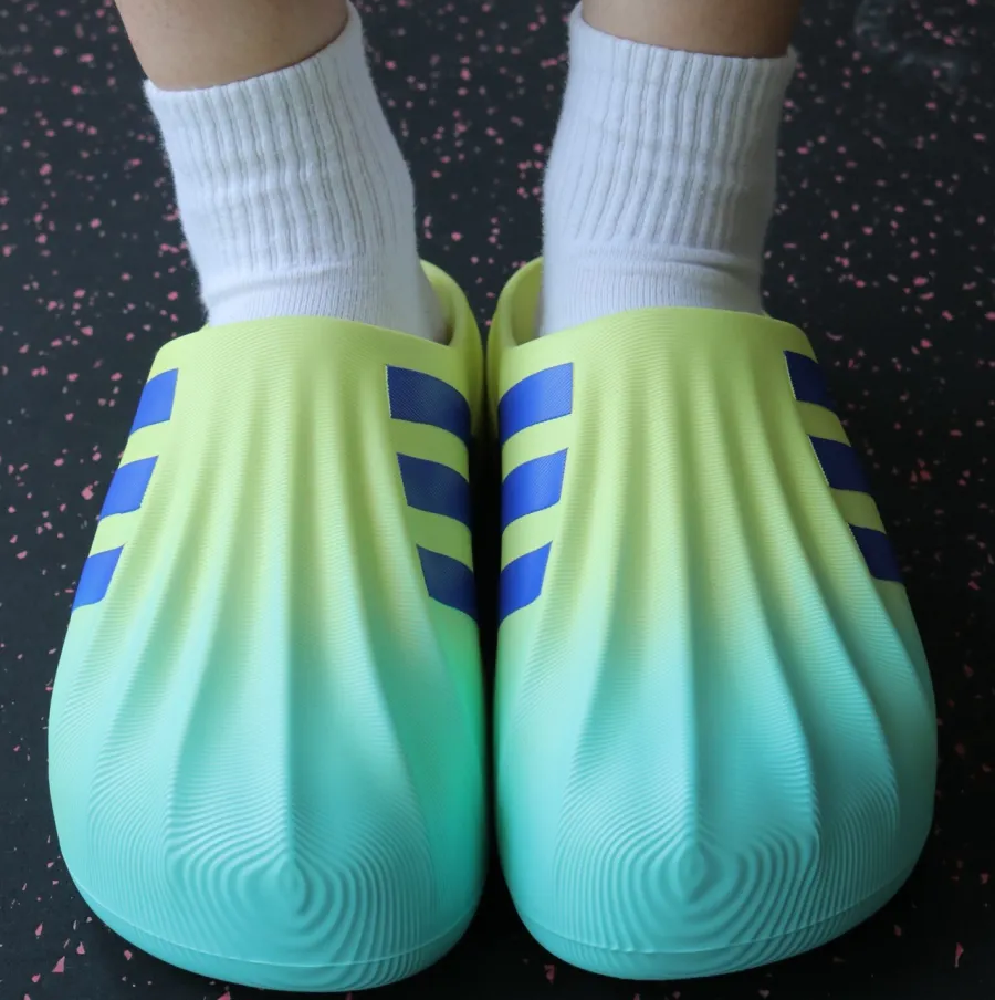 Alternative view of Dép Adidas Originals Adifom ‘White Blue’ JP5685