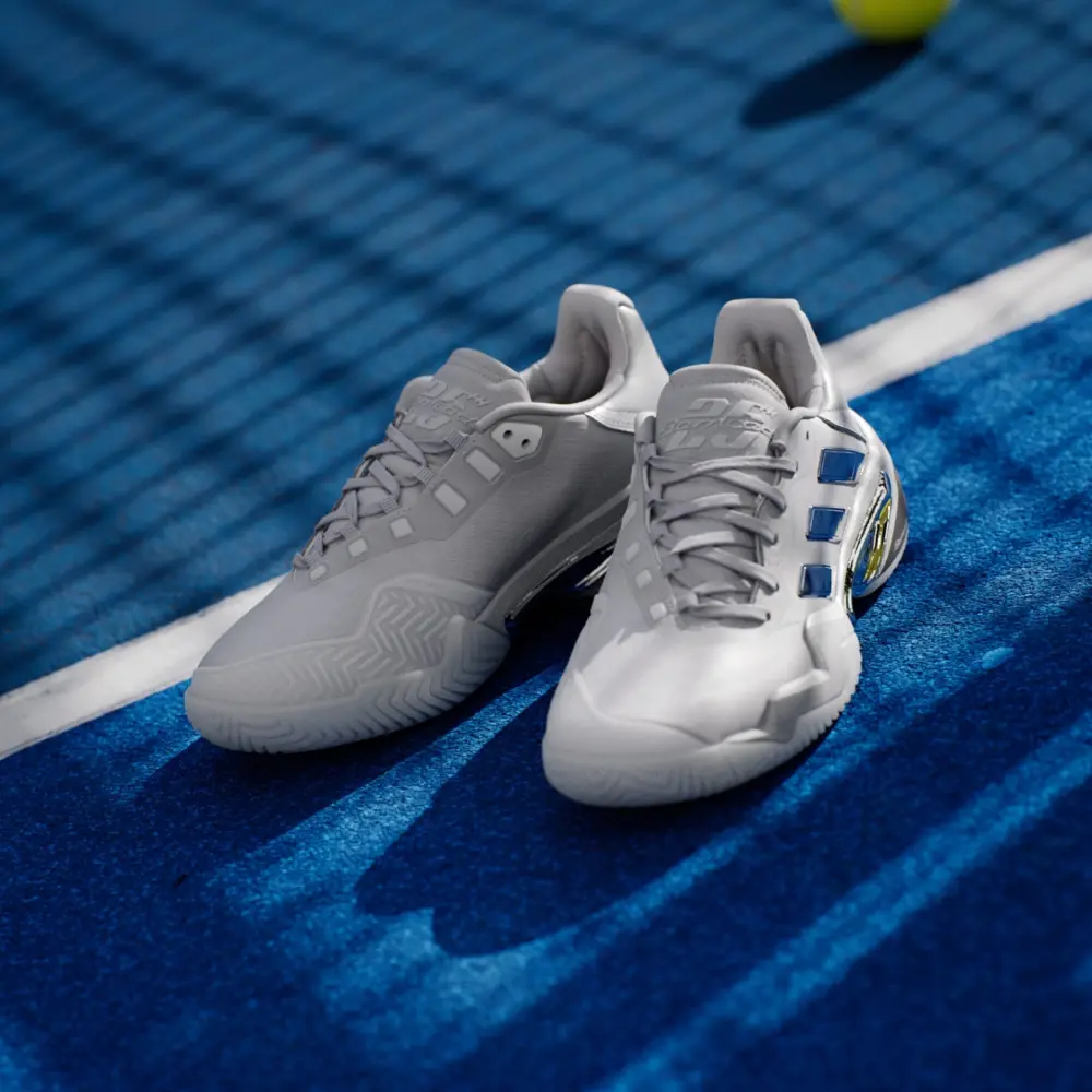 Giày Adidas Barricade 13 Silver Edition Tennis 'Silver Metallic' JR4223 - Ảnh 5