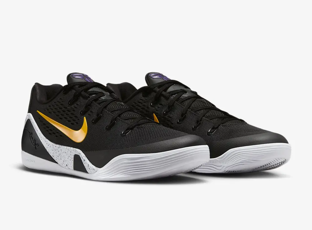 Giày Nike Kobe 9 EM Low Protro TB ‘Black University Gold’ IH1401-002 - Ảnh 4