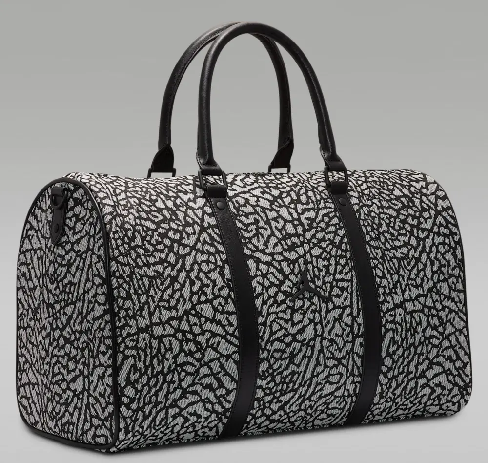 Alternative view of Túi Nike Jordan Icon Duffle Bag ‘Black’ HV2848-010