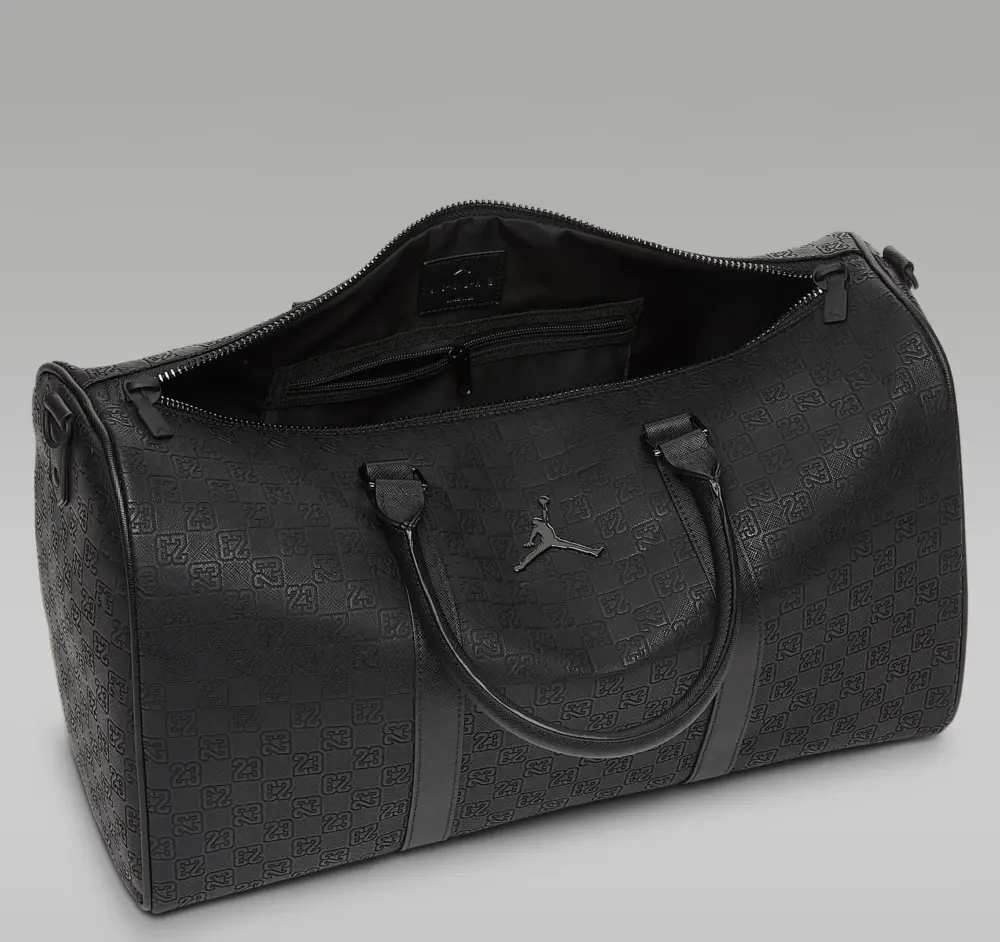 Túi Nike Jordan Monogram Duffle Bag ‘Black’ HV2856-010 - Ảnh 3