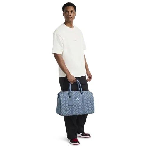 Túi Nike Jordan Monogram Duffel Bag ‘Blue’ MM9060-571 - Ảnh 5
