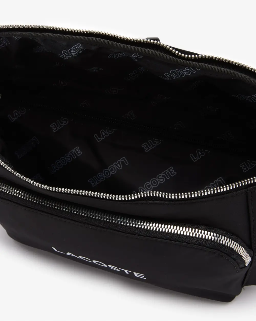Túi Lacoste Branded Oversized Nylon Belt Bag 'Black' NU3824SG-279 - Ảnh 3