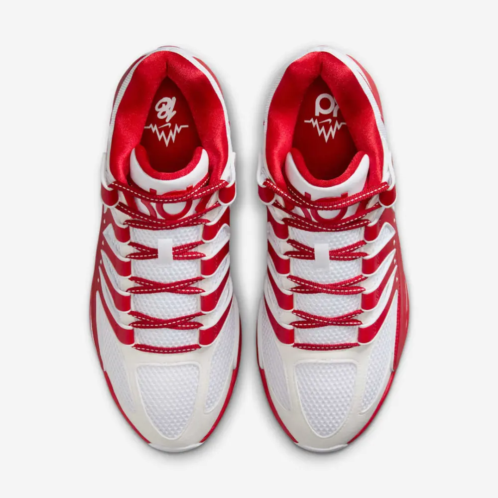 Giày Nike KD 18 TB ‘White University Red’ IM0634-104 - Ảnh 4