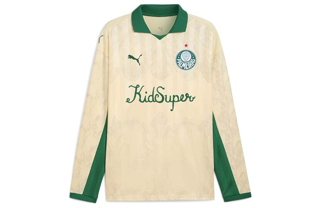 Áo Puma Palmeiras x KidSuper LS Retro ‘Alpine Snow Vine’ 606852-11