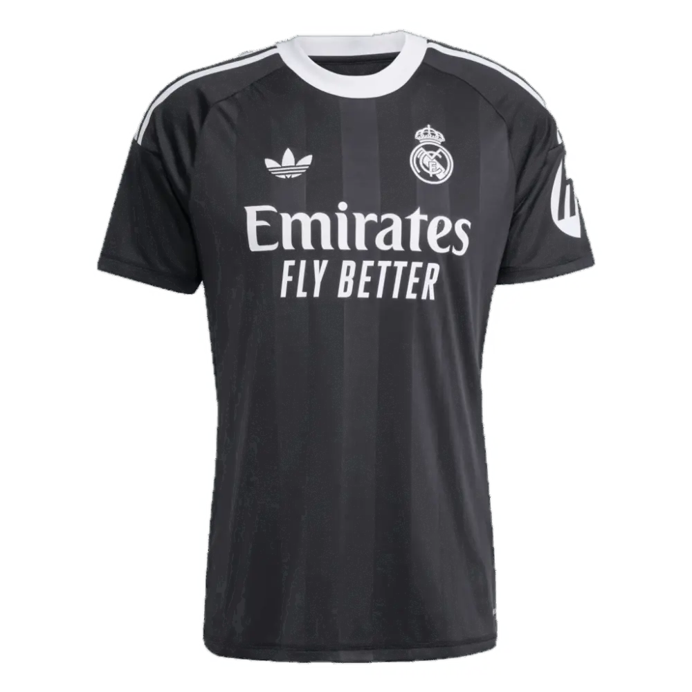 Áo Adidas Real Madrid 25/26 ‘Black’ JP4173
