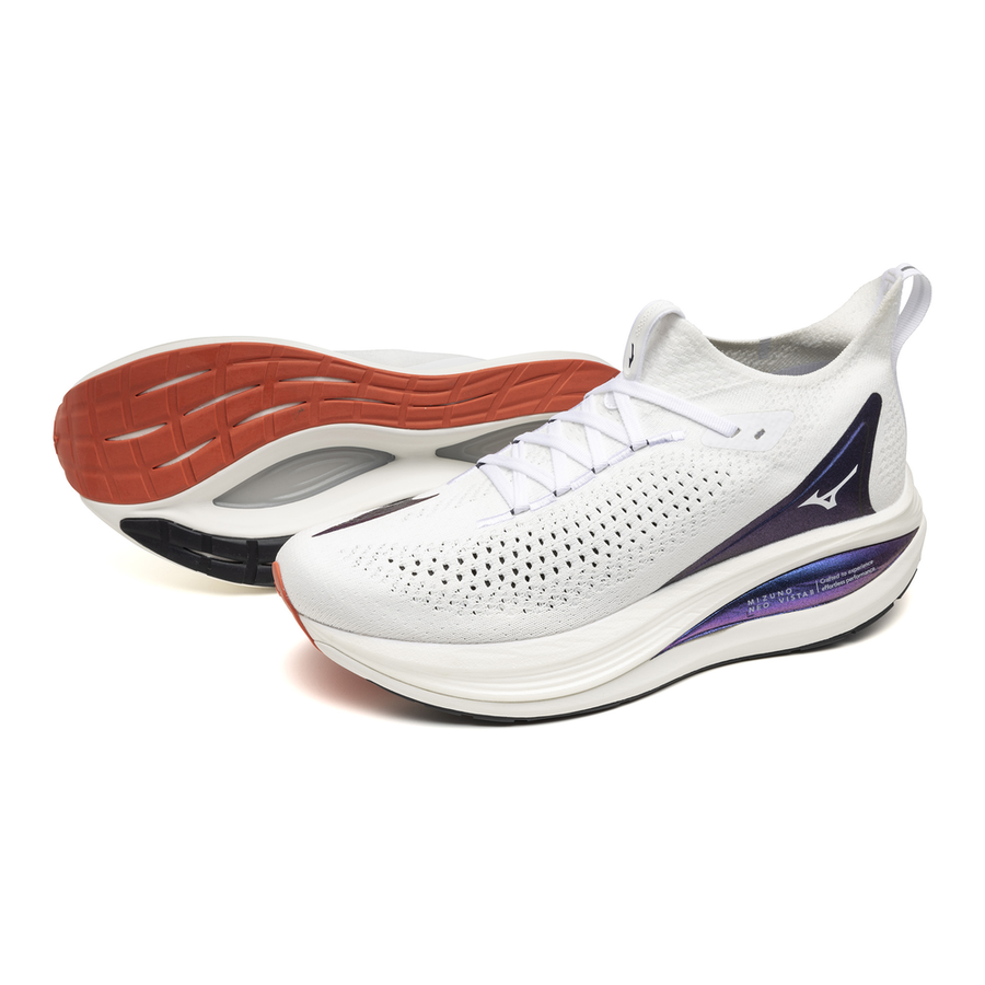 Giày Mizuno Neo Vista 2 ‘White Purple’ J1GC2534-01 - Ảnh 7