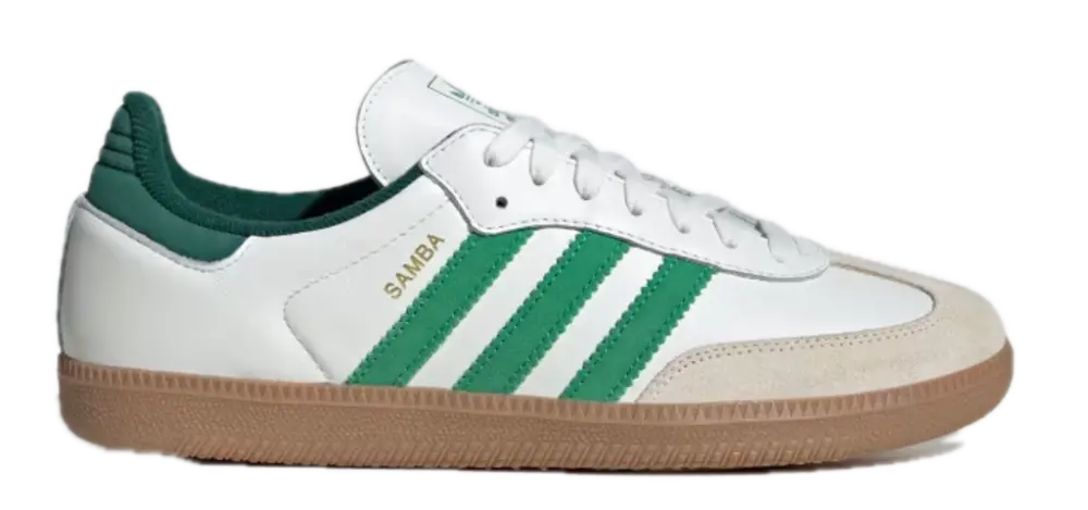 Giày Adidas Samba OG ‘White Collegiate Green’ JI3202