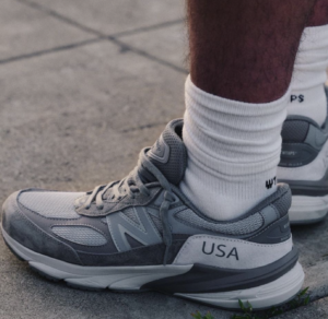 Alternative view of Giày New Balance WTAPS x 990v6 USA ‘Moon Mist’ M990WT6