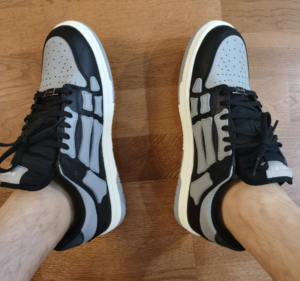 Giày Amiri Skel-Top Low ‘Black Grey’ MFS003-016 - Ảnh 4