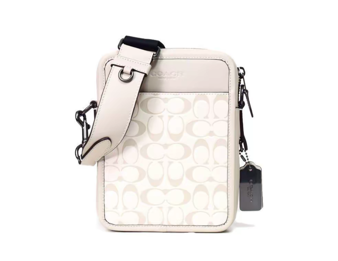 Túi Coach Sullivan Crossbody In Signature Leather ‘Chalk’ CJ670-QBVRL - Ảnh 5
