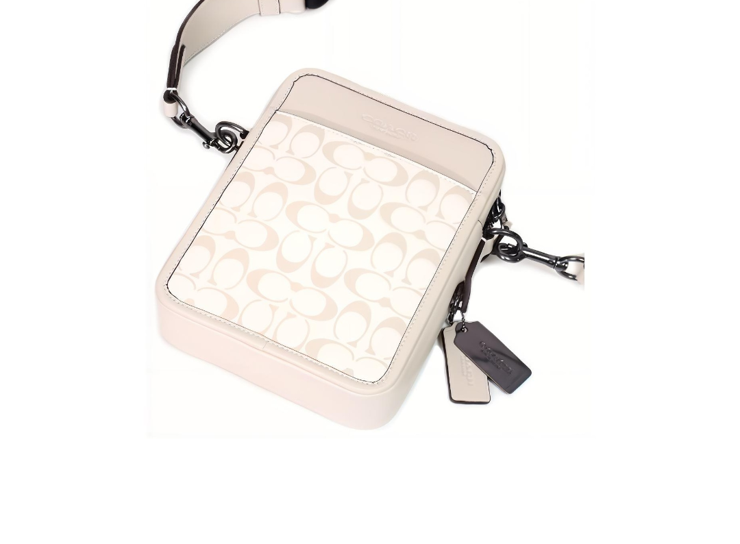 Túi Coach Sullivan Crossbody In Signature Leather ‘Chalk’ CJ670-QBVRL - Ảnh 3