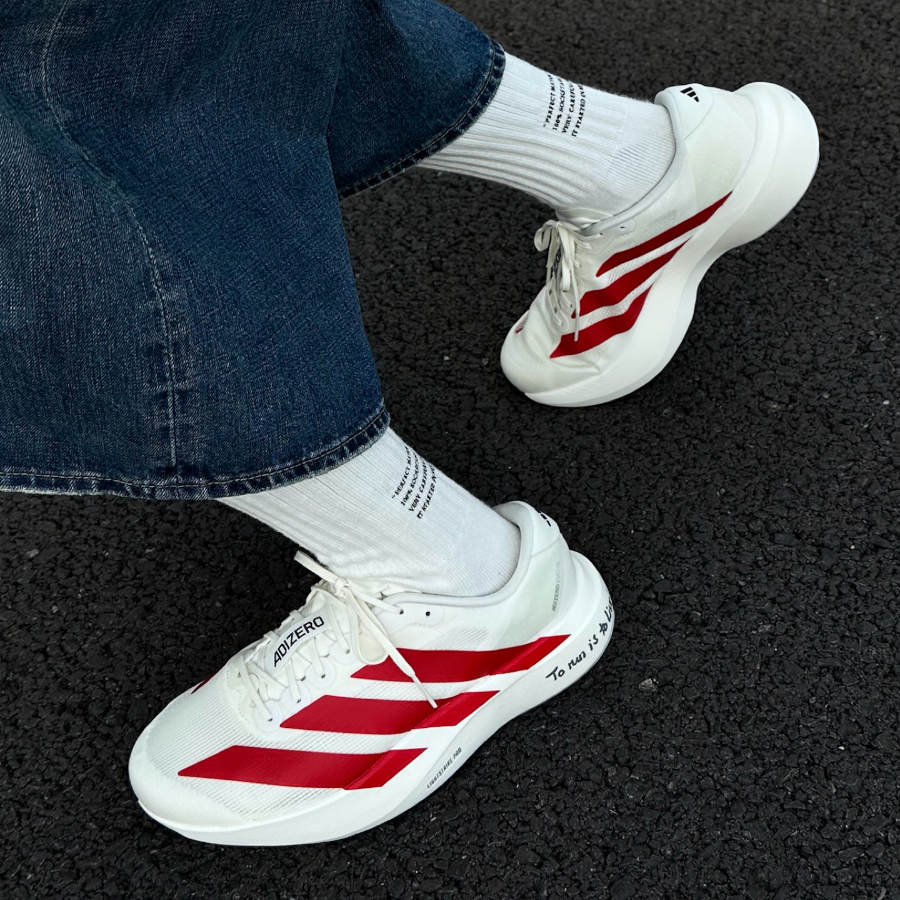 Giày Adidas Adizero EVO SL ‘Off White Better Scarlet’ JS1182 - Ảnh 5