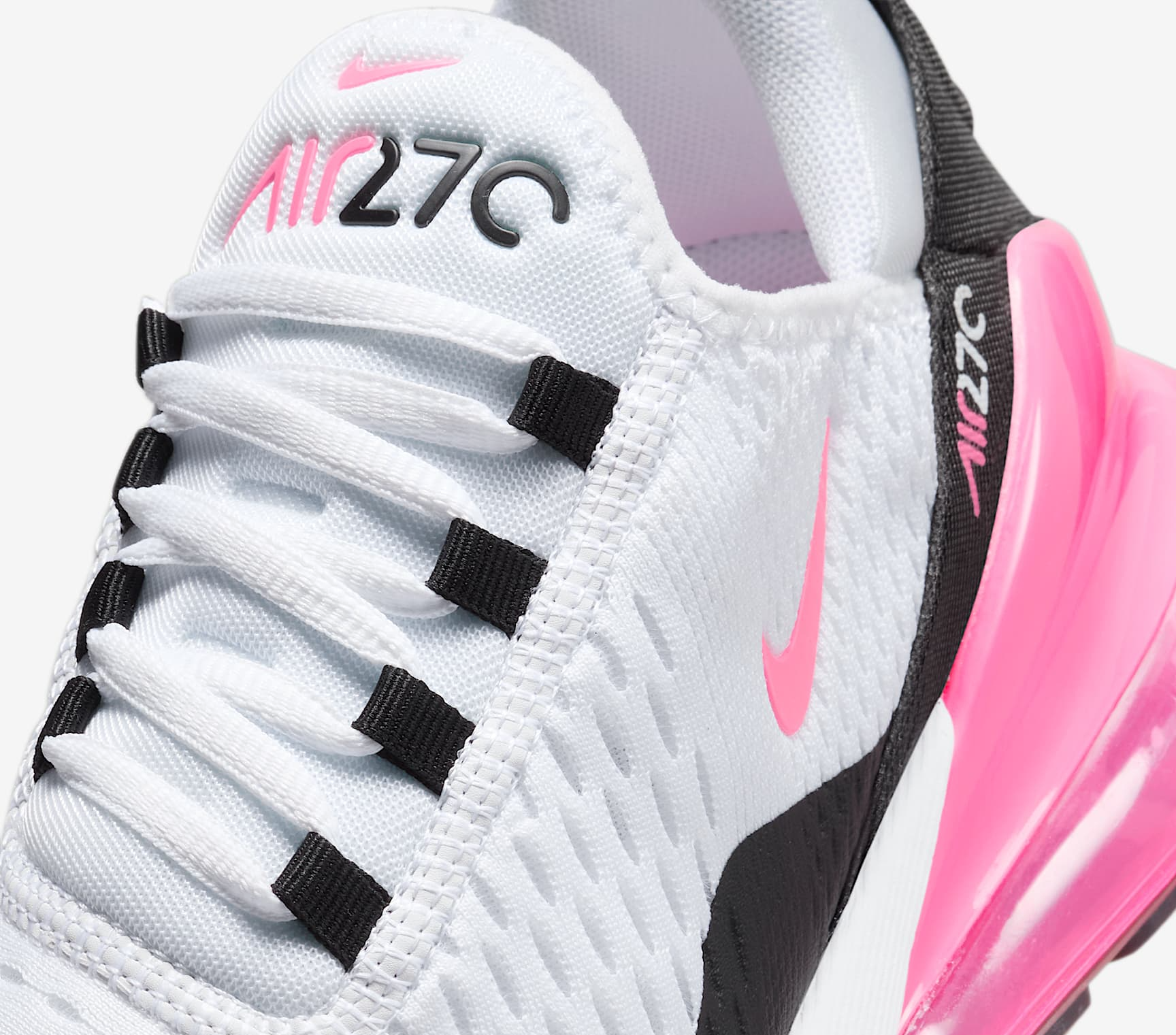 Alternative view of Giày Nike Air Max 270 ‘White Black Hyper Pink’ AH6789-127