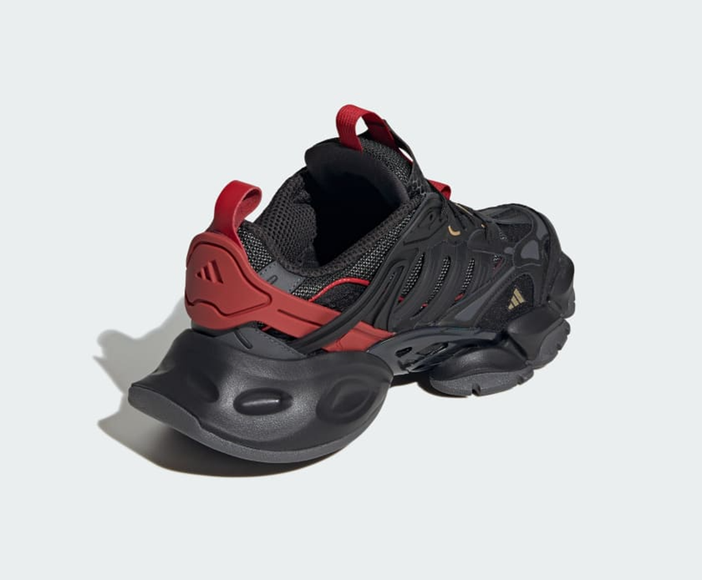 Giày Adidas XLG Runner Deluxe ‘Black Gold Metallic Red’ JQ2974 - Ảnh 3