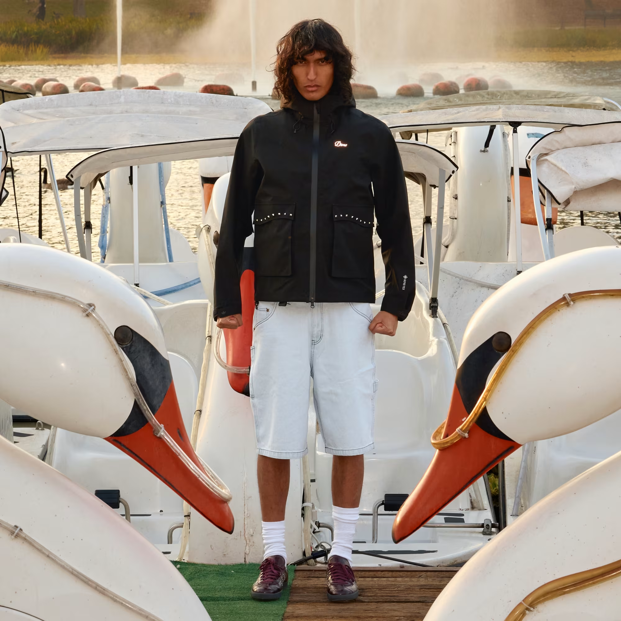 Alternative view of Giày Adidas Gazelle ADV ‘Dime Maroon’ IG2046