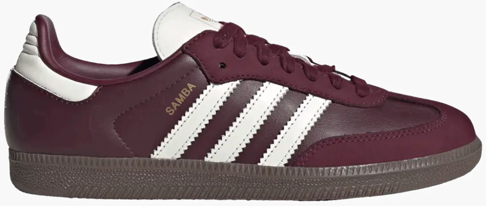 Giày Adidas Samba OG ‘Maroon Off White Gum’ JR8844