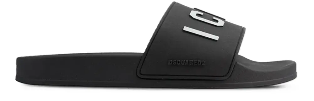 Dép Dsquared2 Be Icon Slides 'Black' FFM002317203516