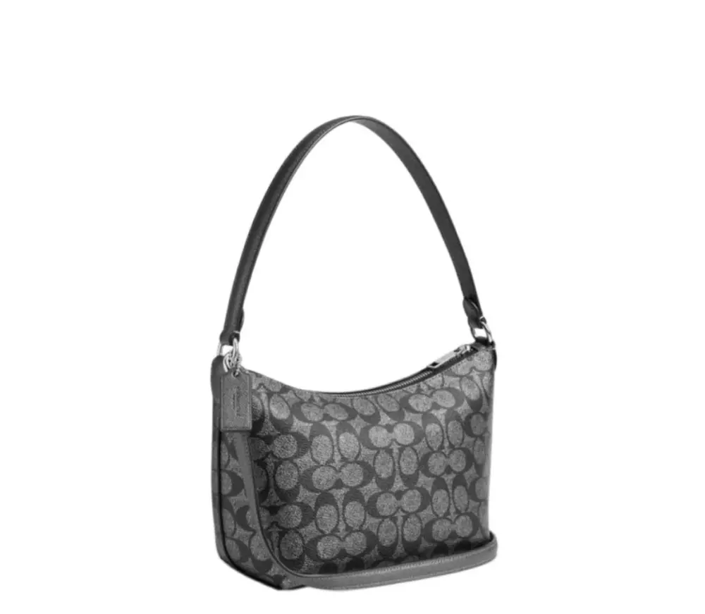 Alternative view of Túi Coach Zip Top Shoulder Bag ‘Grey’ CW391-SVNI