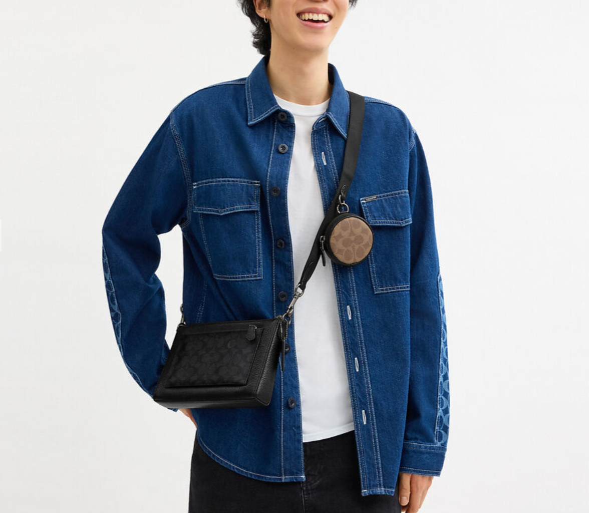 Túi Coach Holden Crossbody Bag ‘Black’ CW372-QBXAJ - Ảnh 4