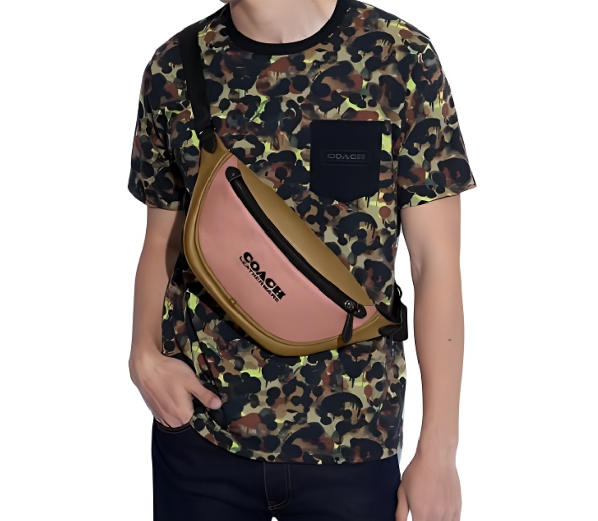 Túi Coach League Belt Bag ‘Pink’ C5343-UAT - Ảnh 4