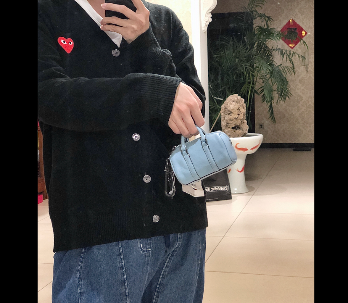 Ví Coach Micro Venturer Key Fob ‘Blue’ C9980-QBPOW - Ảnh 3