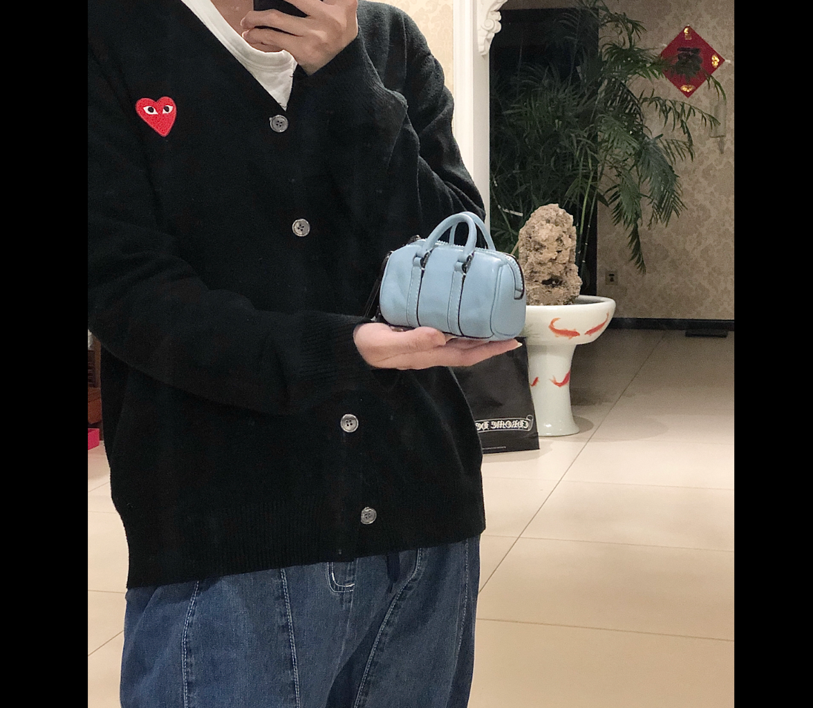 Ví Coach Micro Venturer Key Fob ‘Blue’ C9980-QBPOW - Ảnh 4