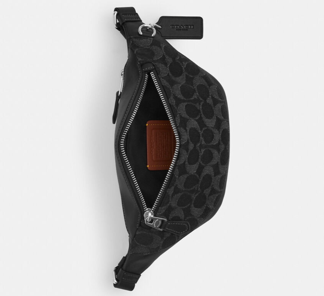 Túi Coach Warren Mini Belt Bag ‘Black’ CAJ43-SVDTV - Ảnh 3