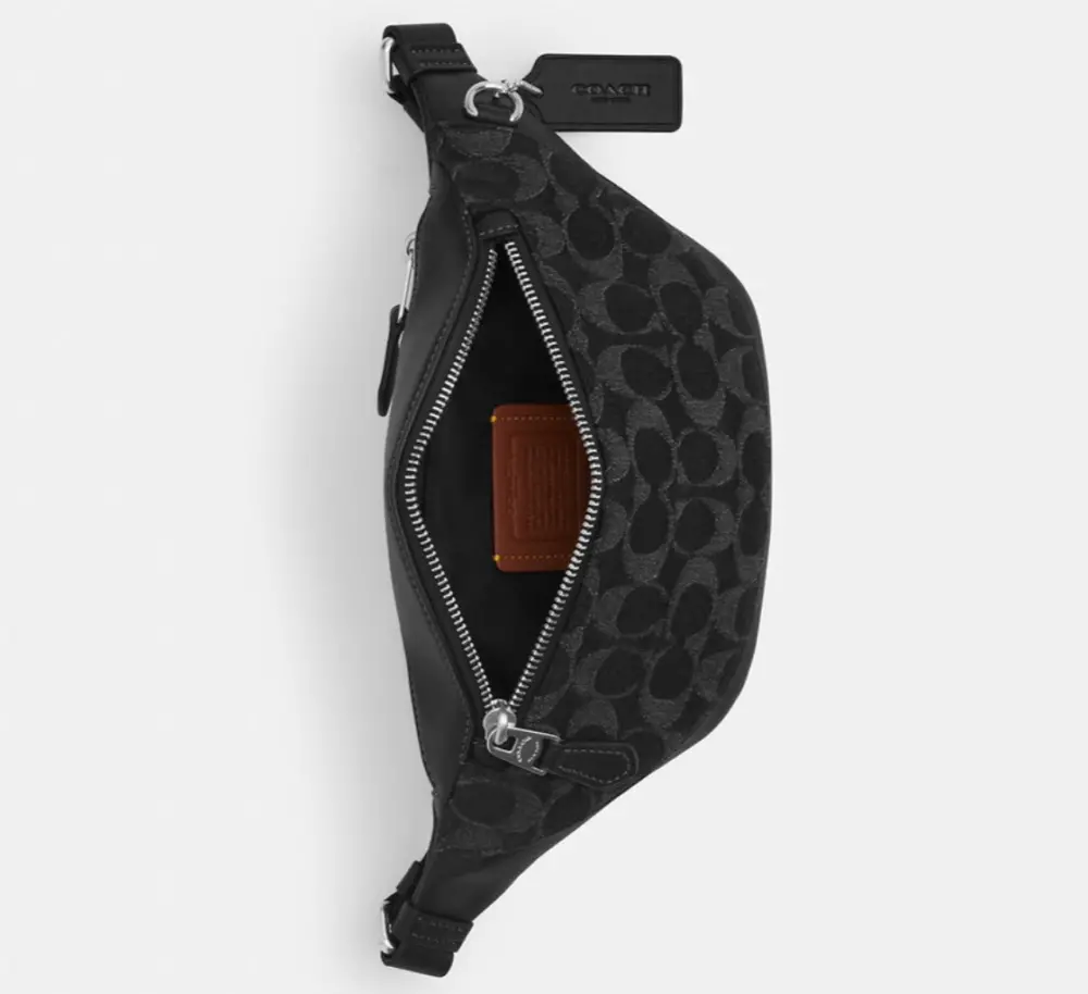 Túi Coach Warren Mini Belt Bag ‘Black’ CAJ43-SVDTV - Ảnh 3