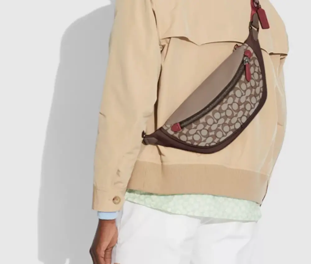 Alternative view of Túi Coach League Fanny Packs ‘Brown’ C3795-JIS8W