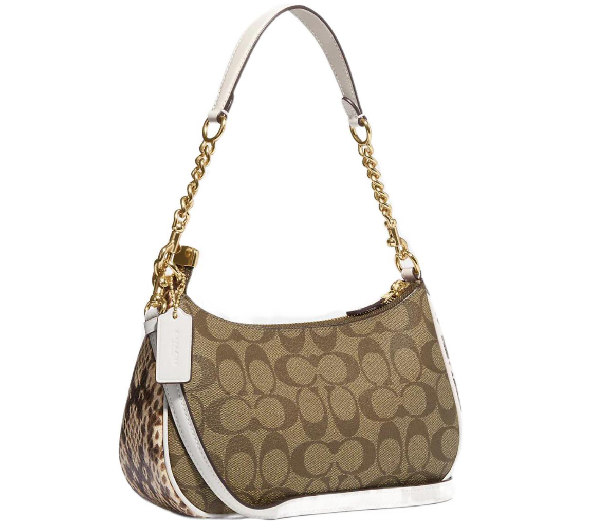 Alternative view of Túi Coach Teri 24 Shoulder Bag ‘Beige’ CC323-IMLOT