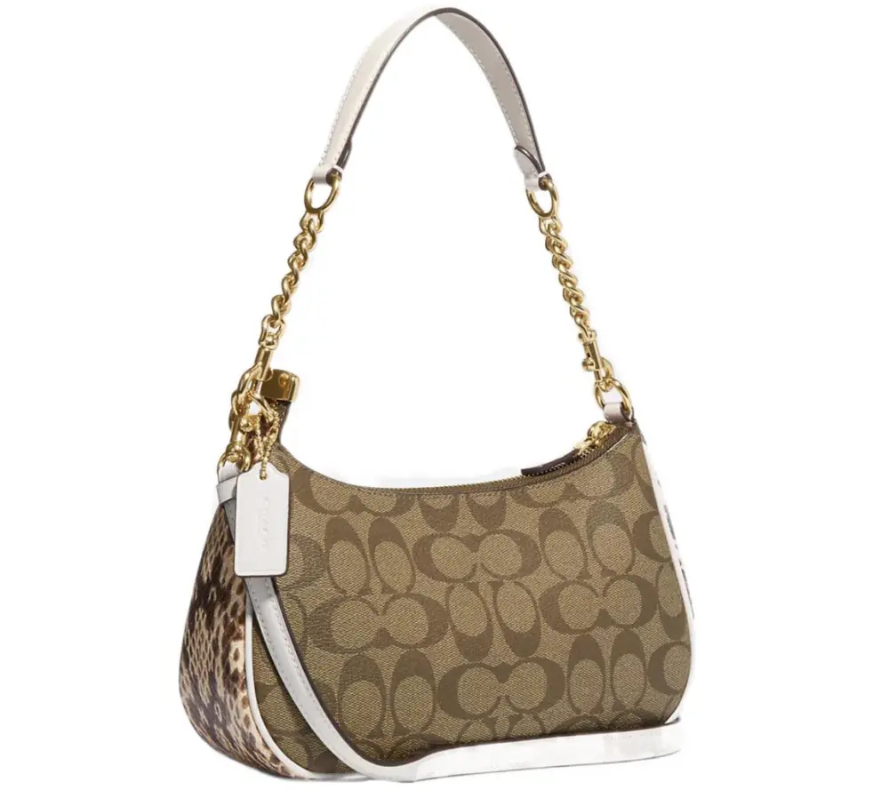 Alternative view of Túi Coach Teri 24 Shoulder Bag ‘Beige’ CC323-IMLOT