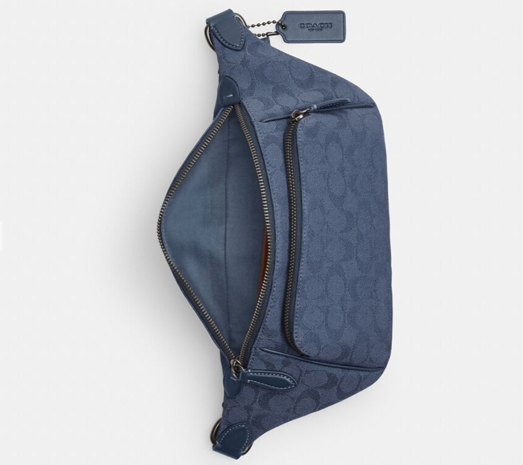 Túi Coach League Belt Bag 'Washed Chambray' CU008-D61 - Ảnh 4