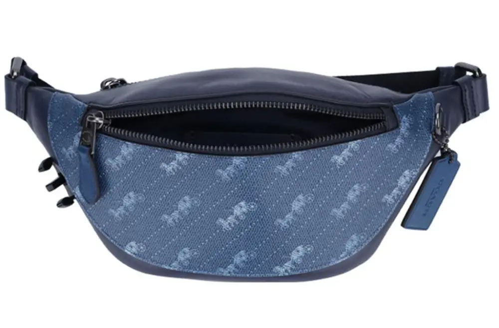 Alternative view of Túi Coach Warren Leather Shoulder Bag 'Navy' C4138-QBSP4