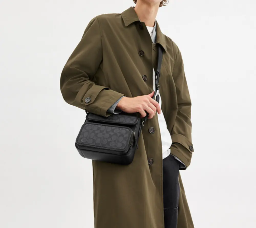 Alternative view of Túi Coach Sullivan Flap Crossbody Bag 'Black' CZ396-QBMI5
