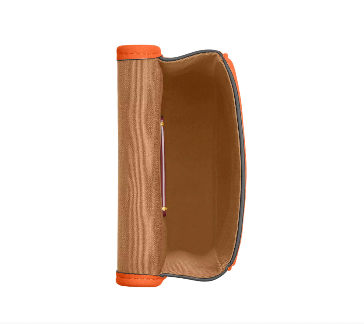Túi Coach Racer 11 Calfskin Phone Bag 'Orange' CAJ42-QBQSR - Ảnh 3